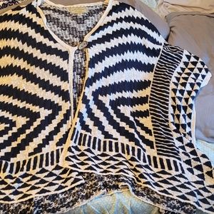 Lucky Brand poncho sweater